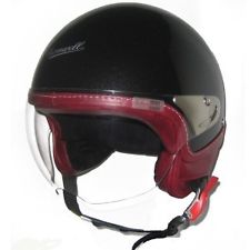 CASQUE CROMWELL METEOR NOIR METAL BORDEAUX