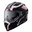 Casque moto intégral Caberg STUNT BLADE blanc/noir/rouge