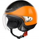 CASQUE CROMWELL TORNADO ORANGE METAL