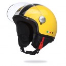 Casque demi jet A-Style jaune