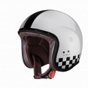 Casque moto Jet Caberg FREERIDE INDY blanc/noir