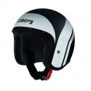 Casque moto Jet Caberg FREERIDE MISTRAL noir mat/blanc