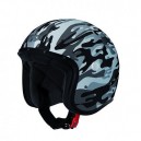 Casque moto Jet Caberg FREERIDE COMMANDER camouflage blanc mat/gris