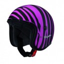 Casque moto Jet Caberg FREERIDE MARTY noir mat/rose