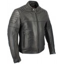 Blouson cuir SOUBIRAC Kansas noir 