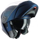 Casque moto modulable IOTA MP10 bleu mat