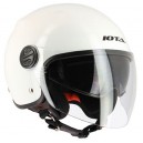 Casque demi-jet IOTA DP10 blanc