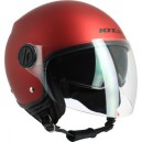 Casque demi-jet IOTA DP10 rouge