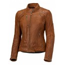 Blouson cuir femme HELD Asphalt Queen II cognac