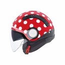 Casque Jet NEXX SX.10 Polka rouge