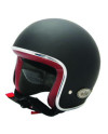 Casque Jet Baruffaldi Zar Noir Mat et Rouge