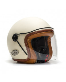 Casque Jet Baruffaldi Zar noir et orange