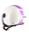 Casque jet IOTA DP10 Lines violet