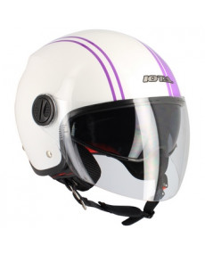 Casque jet IOTA DP10 Lines violet