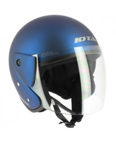 Casque jet IOTA OP02 Vector Bleu