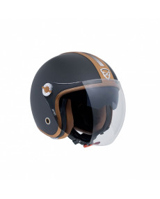 Casque Jet NEXX X.70 Groovy Noir/Camel