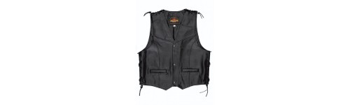 Gilets cuir